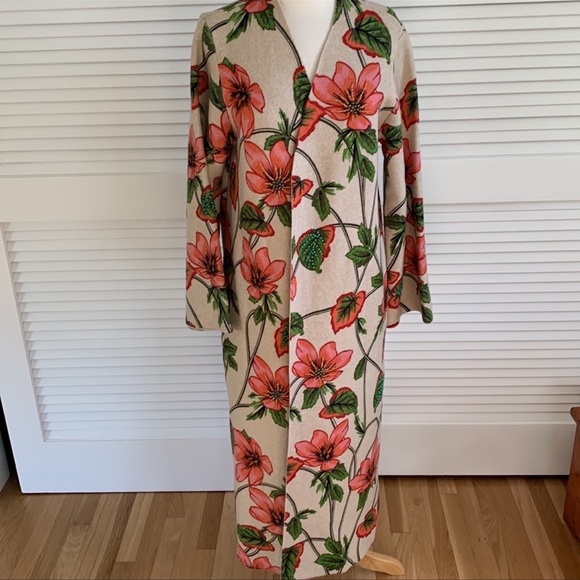 Zara Jackets & Blazers - Zara floral knit coat